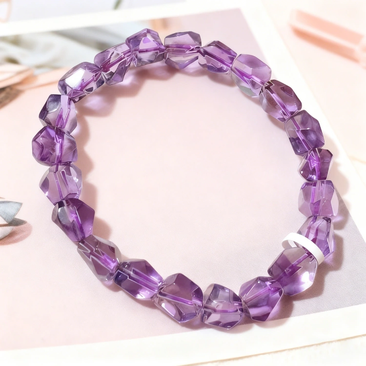 Freeform Amethyst Bracelet